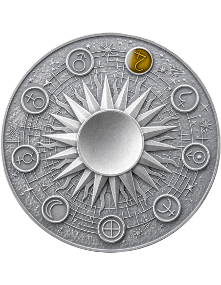 JUPITER Solar System 2 Oz Silver Coin 10 Cedis Ghana 2025 - Coins & More - Ghana