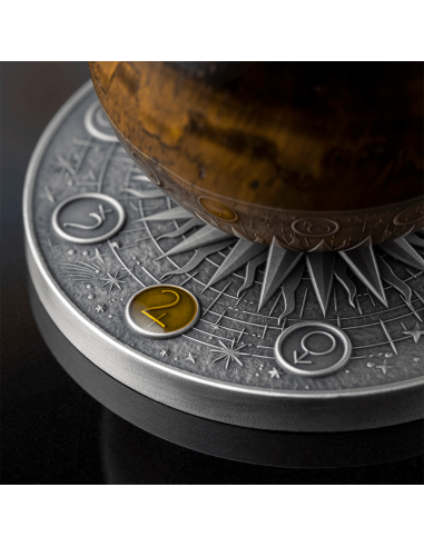 JUPITER Sistema Solar 2 Oz Moneda de Plata 10 Cedis Ghana 2025 - Coins & More - Ghana