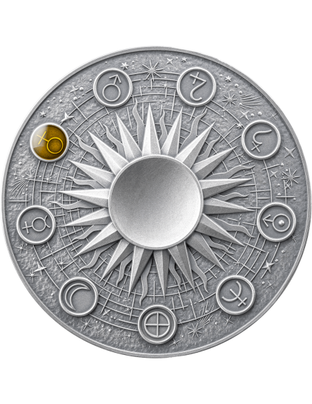 VENUS Système solaire Pièce de 2 oz en argent 10 Cedis Ghana 2025 - Coins & More - Ghana
