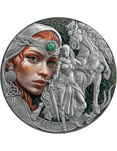 Moneta d'argento da 2 once CELTIC Femina Bellator 2000 Franchi CFA Camerun 2025 - Coins & More - Camerun