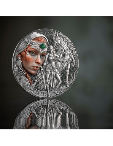 CELTIC Femina Bellator 2 Oz Silbermünze 2000 Francs CFA Kamerun 2025 - Coins & More - Kamerun