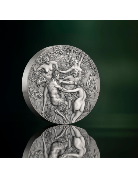 NYMPHS AND SATYR Celestial Beauty 1 KG Silver Coin 10000 Francs Cameroon 2025 - Coins & More - Cameroon