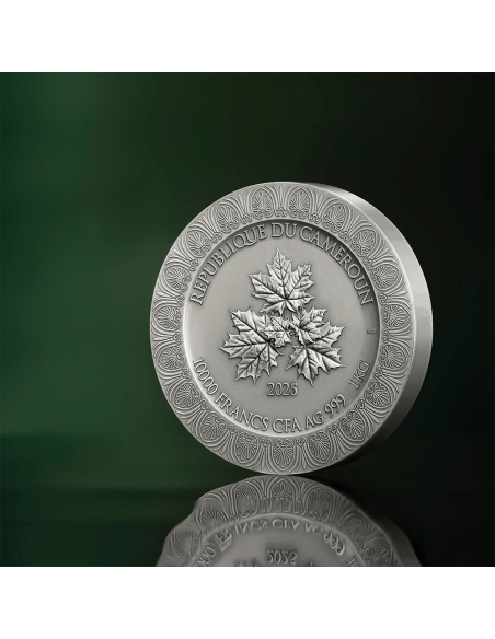 NYMPHS AND SATYR Celestial Beauty 1 KG Silbermünze 10000 Francs Kamerun 2025 - Coins & More - Kamerun
