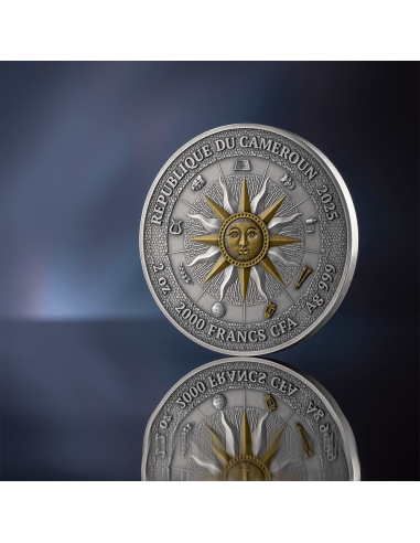 TERPSICHORE & EUTERPE Las Nueve Musas Moneda de Plata de 2 Oz 2000 Francos Camerún 2025 - Coins & More - Camerún