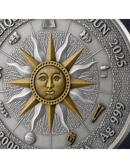 TERPSICHORE & EUTERPE Las Nueve Musas Moneda de Plata de 2 Oz 2000 Francos Camerún 2025 - Coins & More - Camerún