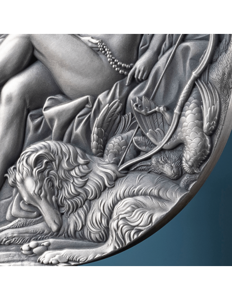 RESTING DIANA Celestial Beauty 2 Oz Silbermünze 2000 Francs Kamerun 2025 - Coins & More - Kamerun