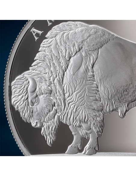 AMERICAN BUFFALO 1 Oz Silbermünze 1000 Satoshi Vereinigte Krypto Staaten 2025 - Coins & More - Münzen nach Ländern