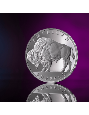 AMERICAN BUFFALO 1 Oz Silver Coin 1000 Satoshi United Crypto States 2025 - Coins & More - Pièces par Pays
