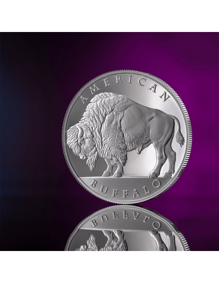 Moneta d'argento da 1 Oz AMERICAN BUFFALO 1000 Satoshi Stati Uniti Crypto 2025 - Coins & More - Monete per Paese