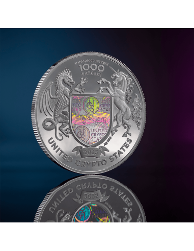 Moneta d'argento da 1 Oz AMERICAN BUFFALO 1000 Satoshi Stati Uniti Crypto 2025 - Coins & More - Monete per Paese