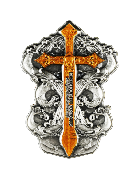 SAN SIMONE 12 Apostoli Moneta d'argento da 2 Oz con finitura antica 2000 Franchi Camerun 2025 - Coins & More - Camerun