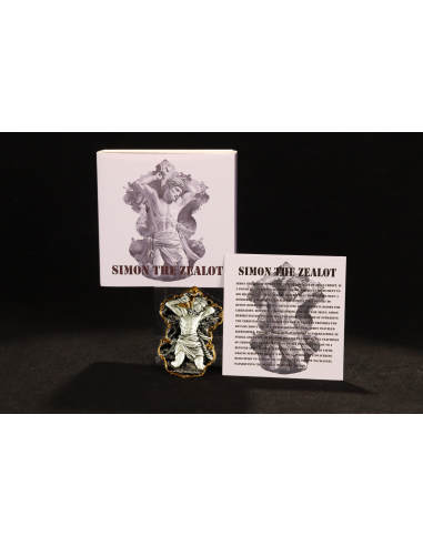 SAN SIMONE 12 Apostoli Moneta d'argento da 2 Oz con finitura antica 2000 Franchi Camerun 2025 - Coins & More - Camerun