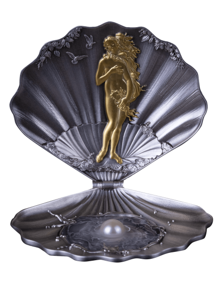 DIE GEBURT DES VENUS 3 Oz 3D Silbermünze 20$ Samoa 2025 - Coins & More - Samoa
