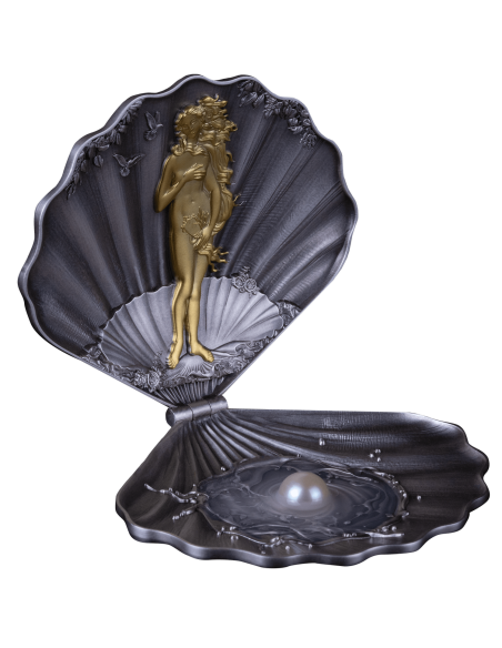 DIE GEBURT DES VENUS 3 Oz 3D Silbermünze 20$ Samoa 2025 - Coins & More - Samoa