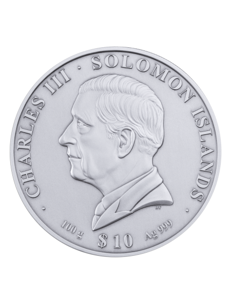 LA ESTATUA DE ZEUS Moneda de 100g 10$ Islas Salomón 2025 - Coins & More - Islas Salomón