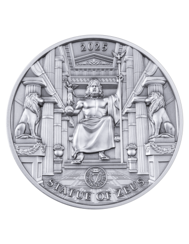 STATUA DI ZEUS Moneta da 100g 10$ Isole Salomone 2025 - Coins & More - Isole Salomone