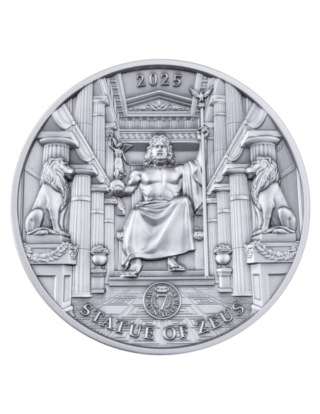 STATUA DI ZEUS Moneta da 100g 10$ Isole Salomone 2025 - Coins & More - Isole Salomone