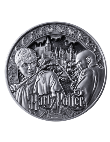 HARRY POTTER VS VOLDEMORT Pièce de 1 Kg Kilo en Argent 20$ Samoa - Coins & More - Samoa