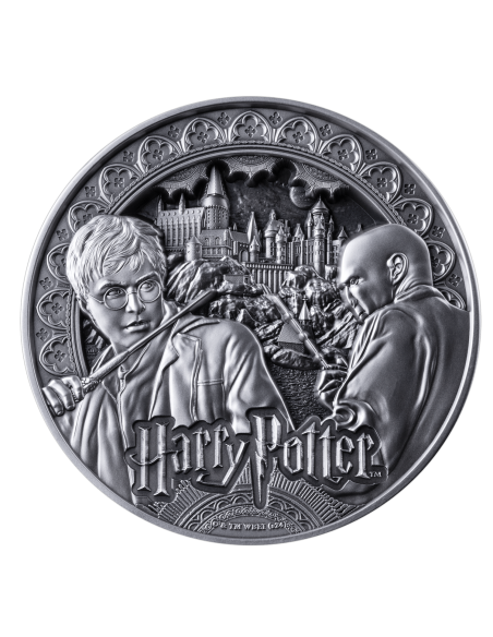 HARRY POTTER VS VOLDEMORT Pièce de 1 Kg Kilo en Argent 20$ Samoa - Coins & More - Samoa