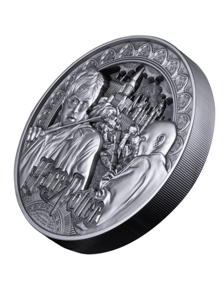 HARRY POTTER VS VOLDEMORT Pièce de 1 Kg Kilo en Argent 20$ Samoa - Coins & More - Samoa