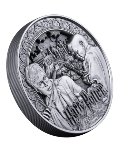 HARRY POTTER VS VOLDEMORT Multiple Layer 1 Kg Kilo Silver Coin 20$ Samoa - Coins & More - Samoa