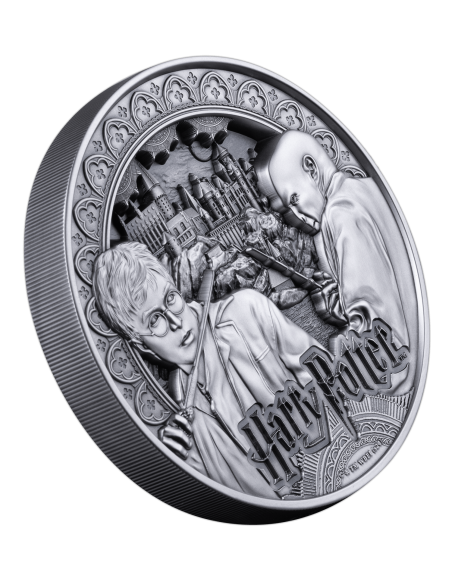 HARRY POTTER VS VOLDEMORT Pièce de 1 Kg Kilo en Argent 20$ Samoa - Coins & More - Samoa