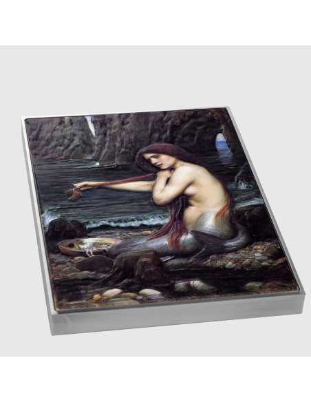 A MERMAID 1900 von John William Farbige 2,5 Oz Silber & 120g Kupfermünze 10000 Francs Chad 2024 - Coins & More - Tschad