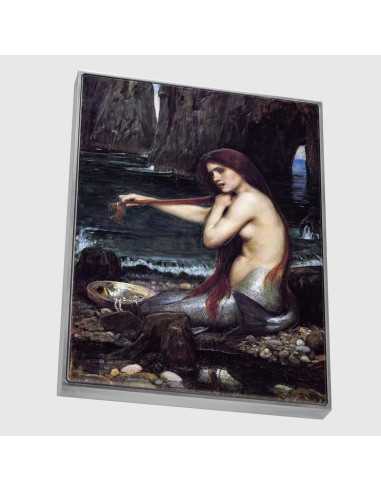 A MERMAID 1900 von John William Farbige 2,5 Oz Silber & 120g Kupfermünze 10000 Francs Chad 2024 - Coins & More - Tschad
