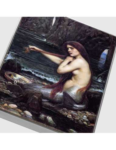 A MERMAID 1900 von John William Farbige 2,5 Oz Silber & 120g Kupfermünze 10000 Francs Chad 2024 - Coins & More - Tschad