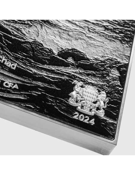A MERMAID 1900 von John William Farbige 2,5 Oz Silber & 120g Kupfermünze 10000 Francs Chad 2024 - Coins & More - Tschad