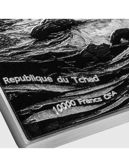 A MERMAID 1900 von John William Farbige 2,5 Oz Silber & 120g Kupfermünze 10000 Francs Chad 2024 - Coins & More - Tschad