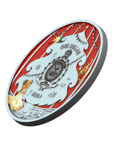 THE NUTCRACKER Fairy Tales 1 Oz Silbermünze 1$ Niue 2024 - Coins & More - Niue