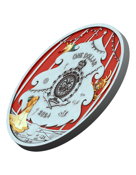 THE NUTCRACKER Fairy Tales 1 Oz Silbermünze 1$ Niue 2024 - Coins & More - Niue