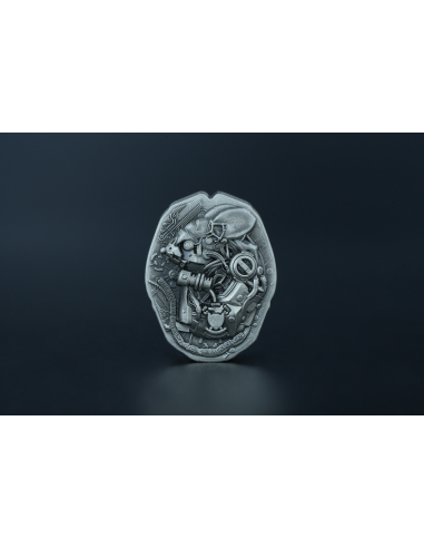 MOUSE Digital Guardian Moneta d'argento da 2 once con finitura antica 2000 franchi Camerun 2025 - Coins & More - Camerun