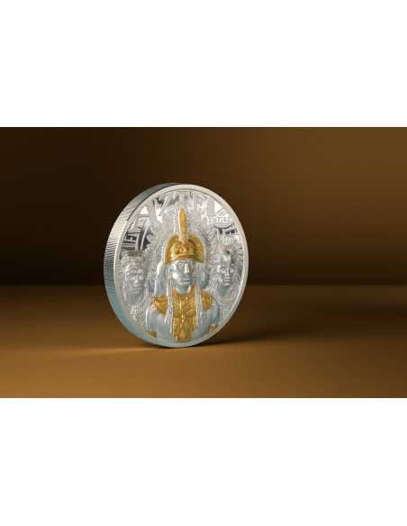 AZTEC EMPIRE Moneda de Plata de 3 Oz 20$ Islas Cook 2025 - Coins & More - Islas Cook