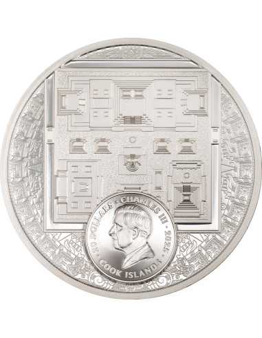 AZTEC EMPIRE 3 Oz Silver Coin 20$ Cook Islands 2025 - Coins & More - Cook Islands