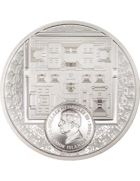 AZTEC EMPIRE 3 Oz Silver Coin 20$ Cook Islands 2025 - Coins & More - Cook Islands
