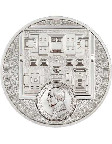 AZTEC EMPIRE Moneta d'argento da 1 Oz 5$ Isole Cook 2025 - Coins & More - Isole Cook