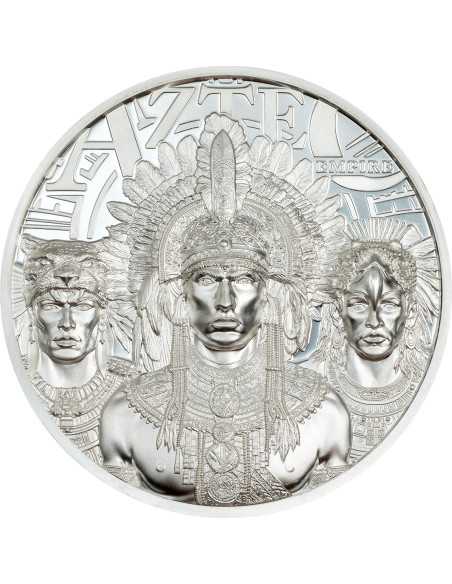 AZTEC EMPIRE 1 Oz Silver Coin 5$ Cook Islands 2025 - Coins & More - Cook Islands