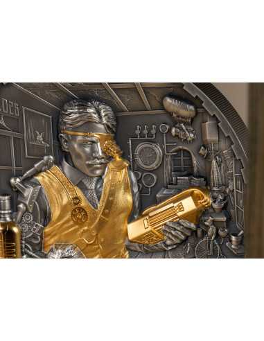 SCIENCE LAB Steampunk 1Kg Moneta d'argento 100$ Isole Cook 2025 - Coins & More - Isole Cook