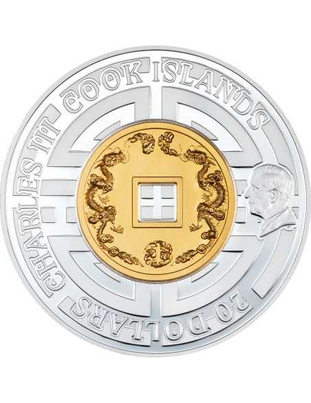THE GREAT WALL OF CHINA 3 Oz Silver Coin 20$ Cook Islands 2025 - Coins & More - Cook Islands