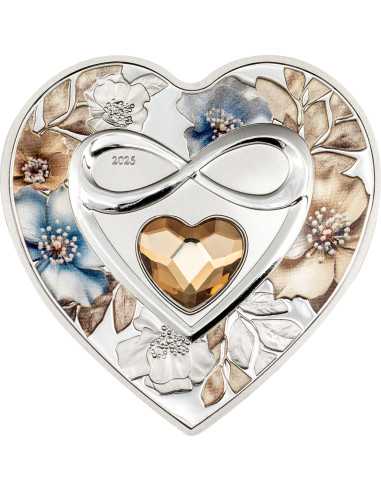BRILLANT LOVE Moneda de Plata de 20g 5$ Islas Cook 2025 - Coins & More - Islas Cook