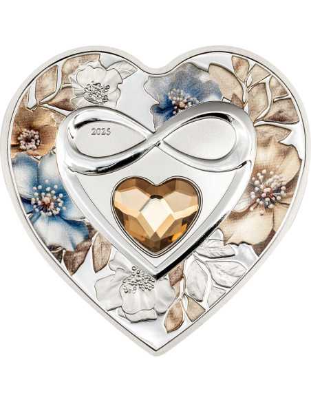 BRILLANT LOVE Moneda de Plata de 20g 5$ Islas Cook 2025 - Coins & More - Islas Cook