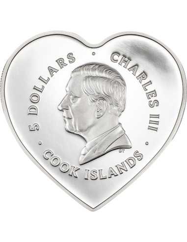 BRILLANT LOVE Moneda de Plata de 20g 5$ Islas Cook 2025 - Coins & More - Islas Cook