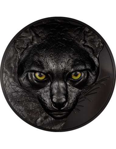 OCELOT Hunters By Night 1 Kg Silbermünze 50$ Palau 2025 - Coins & More - Palau