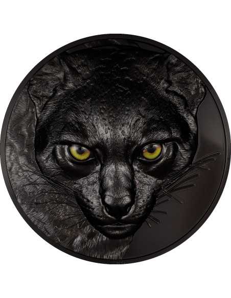 OCELOT Hunters By Night 1 Kg Silbermünze 50$ Palau 2025 - Coins & More - Palau