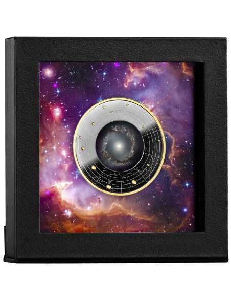 Moneta d'argento NGC 1907 Galaxies 500 Franchi CFA Camerun 2024 - Coins & More - Camerun