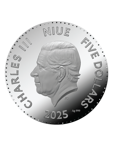 AÑO DE LA SERPIENTE Moneda de Plata de 2 Oz 5$ Niue 2024 - Coins & More - Niue