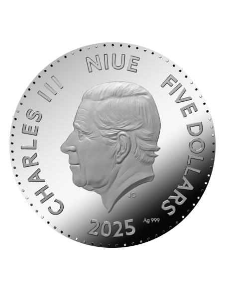 AÑO DE LA SERPIENTE Moneda de Plata de 2 Oz 5$ Niue 2024 - Coins & More - Niue