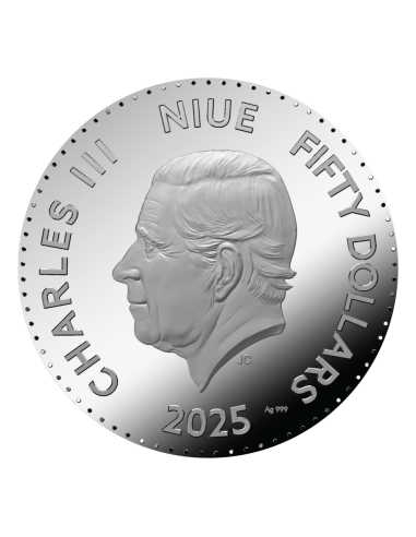 AÑO DE LA SERPIENTE Moneda de Plata de 1 Kg 50$ Niue 2024 - Coins & More - Niue